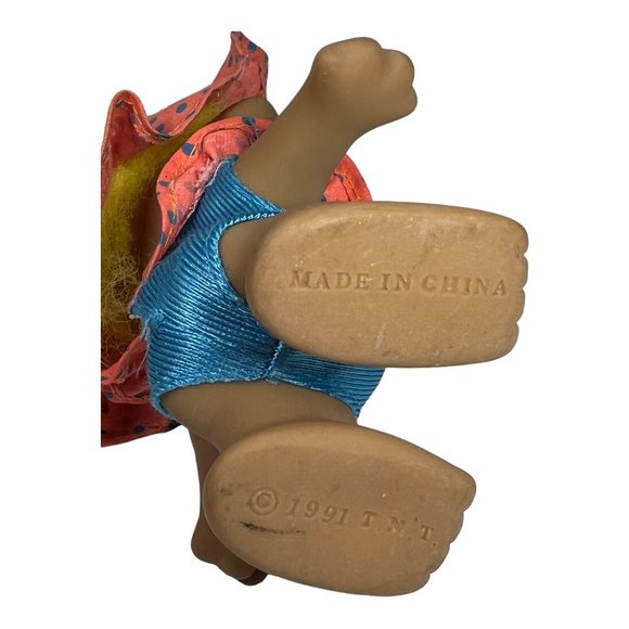 Lot of 7 Vintage Russ Troll Doll 1991 of Various Eras & Sizes - Picture 8 of 8